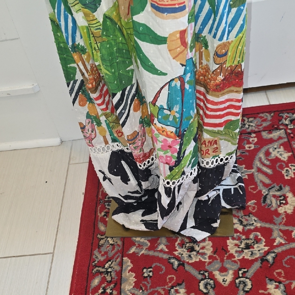 FARM Rio Colorful Patchwork Maxi Dress - Picture 4 of 8